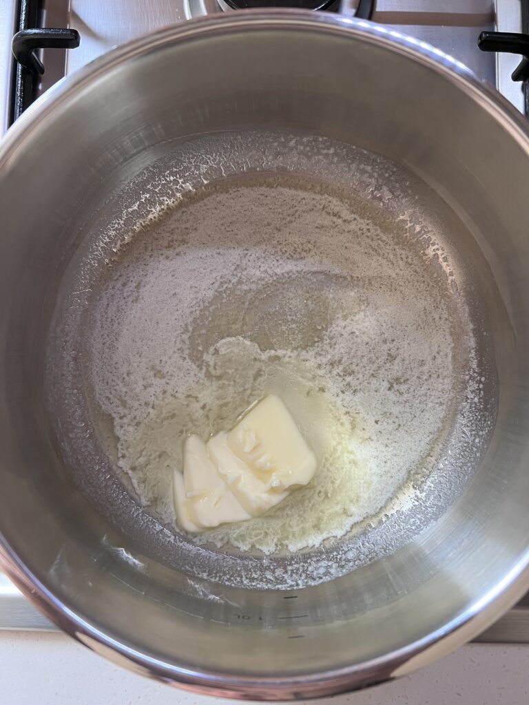 Start of brown butter.