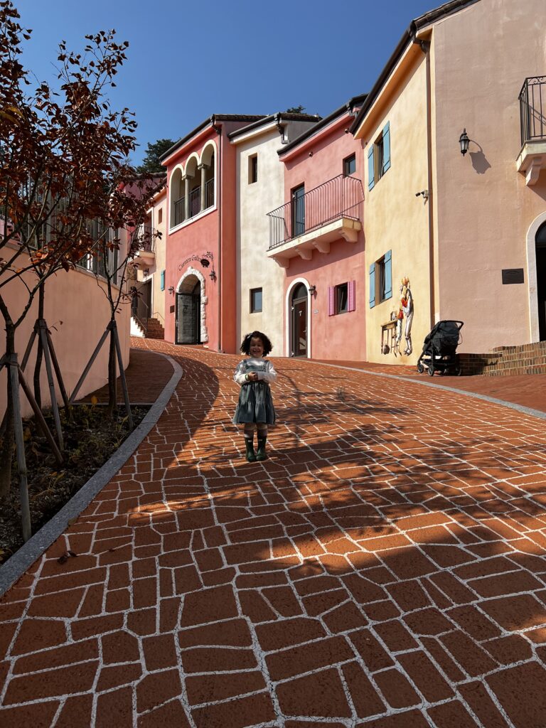 Little Italy walkway.